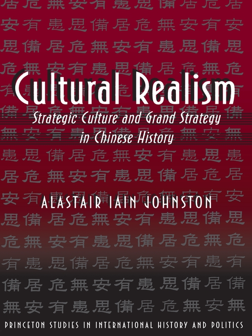 Title details for Cultural Realism by Alastair Iain Johnston - Available